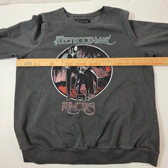 Torrid Women's Plus Size Fleetwood Mac Cozy Fleece Crew Sweatshirt Size 1 - Picture 5 of 5